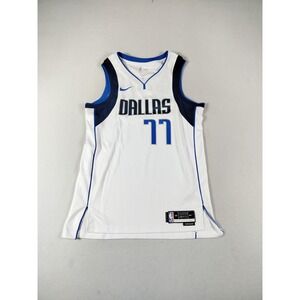 Nike Jersey Mens Large White NBA Doncic‎ 77 Swingman Dallas Mavericks Basketball